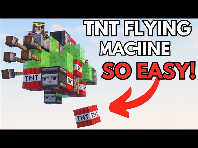 DIESE TNT FlyingMachine FLIEGT FÜR IMMER! ♾️1.21 Tutorial | Minecraft