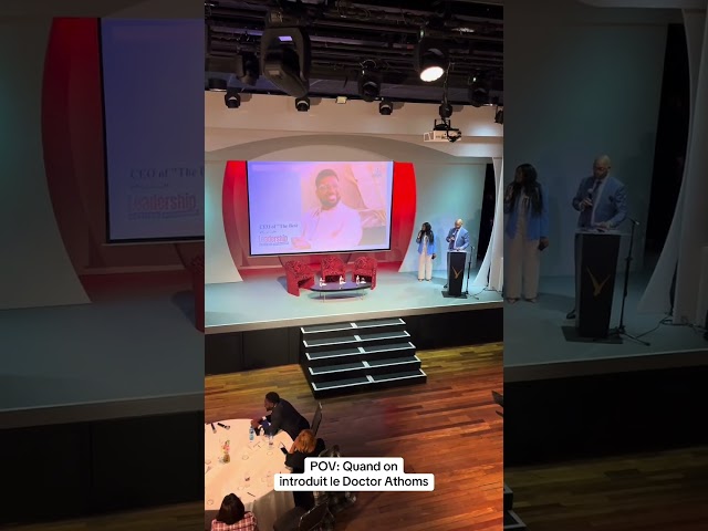 Quand onintroduit le Dr Athoms at Leadership Conference #athomsmbuma