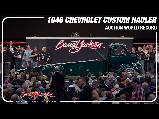AUCTION WORLD RECORD - 1946 Chevrolet Custom COE Ramp Truck - BARRETT-JACKSON SCOTTSDALE AUCTION