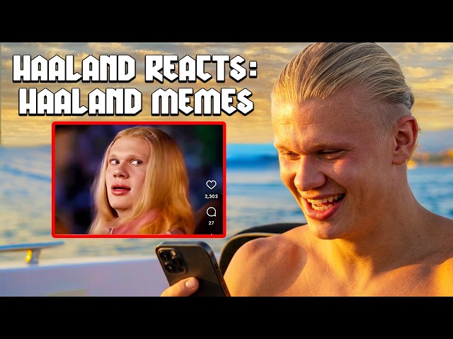 Erling Haaland Reacts: FUNNIEST Haaland Memes!