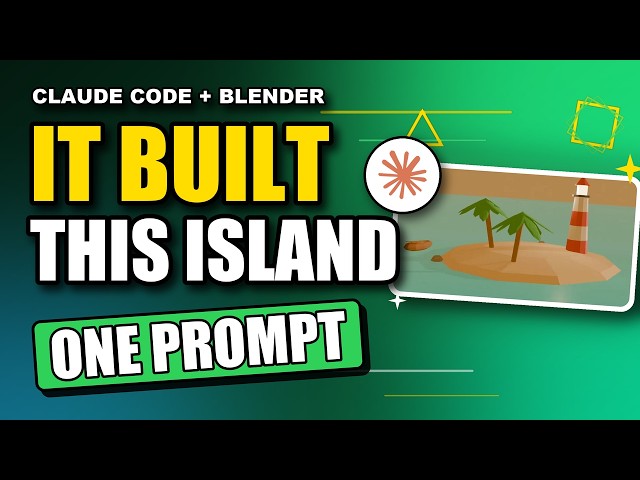 I Gave Claude Code Blender. This Happened.