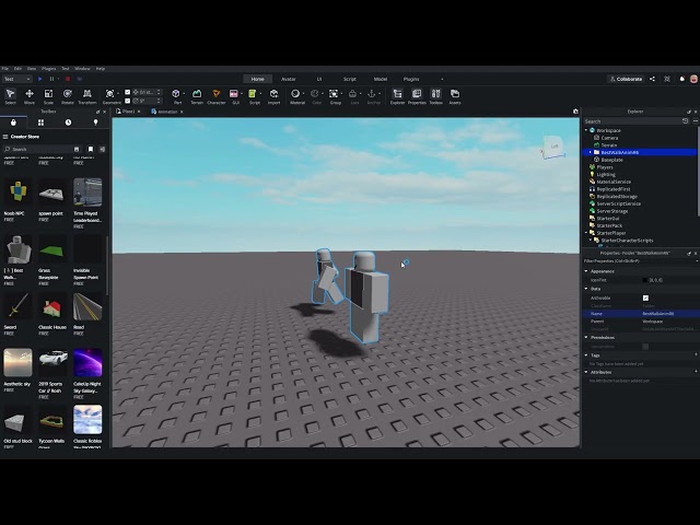 Tutorial on how to make a own walk aniamtion in Roblox Studio