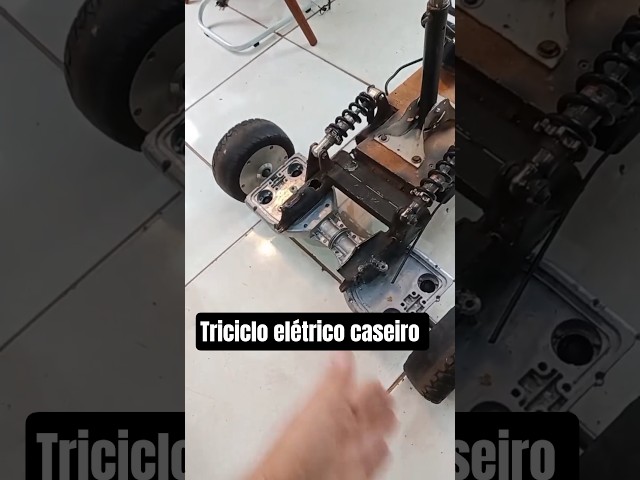 Building an electric tricycle from scrap materials!