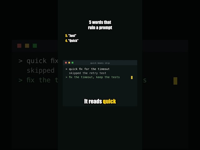 5 words that quietly ruin your AI coding prompts