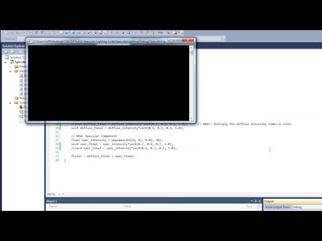 Tutorial 15 - Specular Lighting in OpenGL
