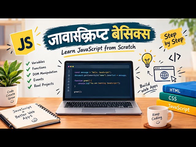 Learn JavaScript from scratch 