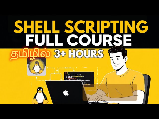 Shell Scripting Full Course in Tamil (3+ Hours) | Learn Shell Scripting for Linux Automation