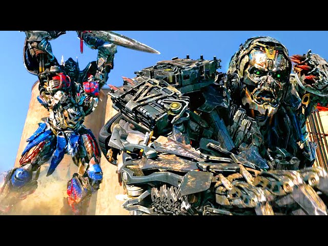 Optimus Prime VS Lockdown | Full Final Fight | Transformers 4 | CLIP