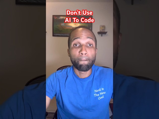 Don’t use AI to code #dev #qe #sdet
