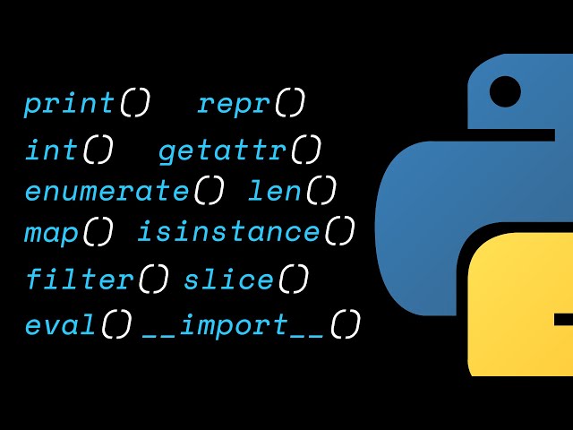 Every Python Function / Method Explained in 7 Minutes