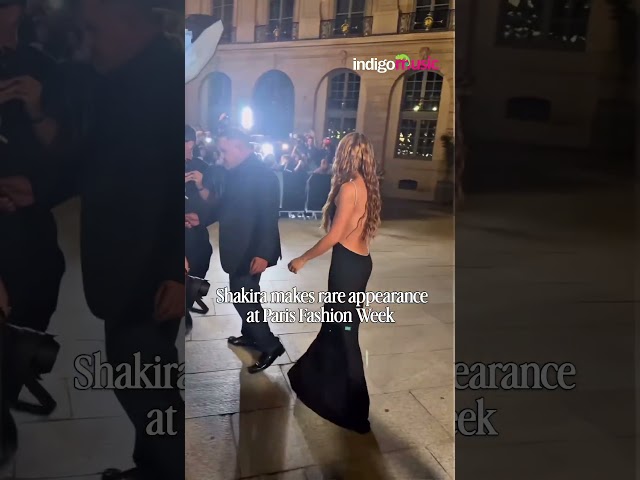 Shakira Stuns Fans With a Rare Appearance at Paris Fashion Week 2026 #shorts