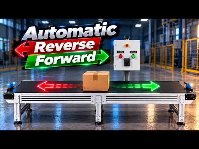 Automatic Forward Reverse Control | PLC Based Motor Control | Automation School