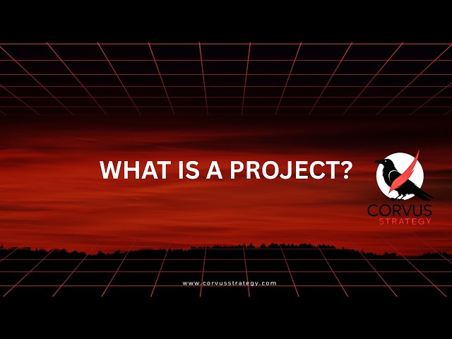 What is a Project? - Project Management Basics