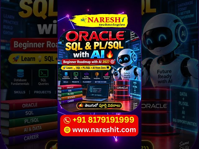 Oracle SQL & PL/SQL | What is Oracle SQL & PL/SQL with AI? | 2027 | Oracle AI Jobs | Naresh IT