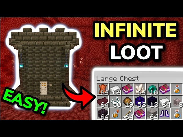 YOU NEED TO MAKE THIS OP SIMPLE PIGLIN BARTERING FARM in Minecraft Bedrock 26.1+