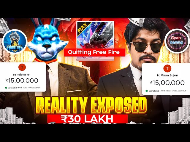 @RaiStar @GyanGaming Reality Exposed 💀| Free Fire Quit Drama gyan gaming & raistar