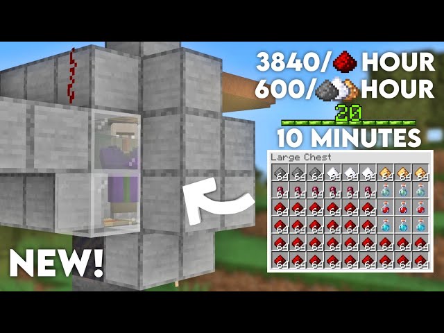 EASIEST WITCH HUT XP Farm in Minecraft Bedrock MCPE 26.33!