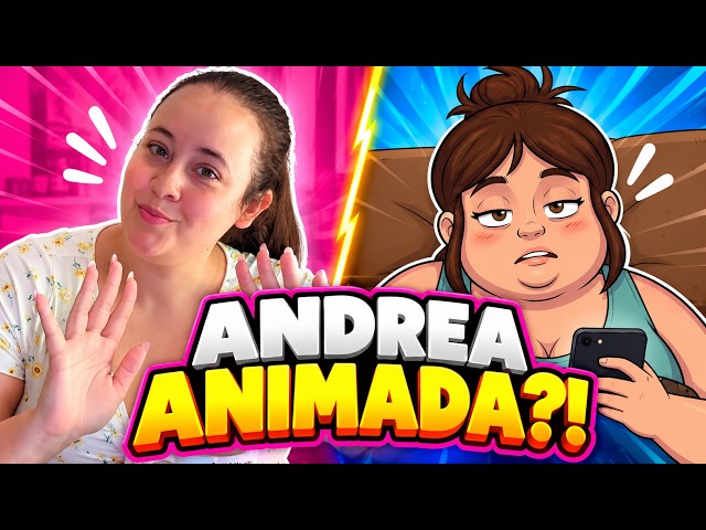 ANDREA COLÁS ya tiene su propia SERIE de DIBUJOS…
