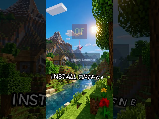 "Install OptiFine in Minecraft Legacy Launcher in 1 Minute"