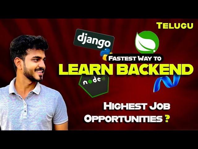 Fastest way to Learn Backend Development in Telugu