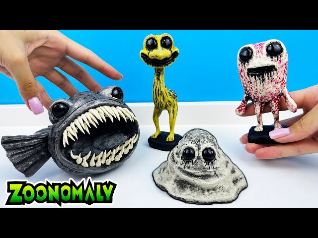 Making Zoonomaly game characters with clay