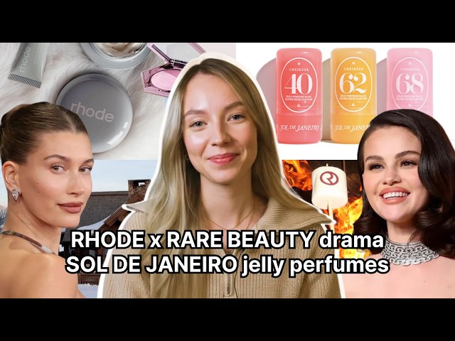 RHODE x RARE BEAUTY Brand trip DRAMA, SOL DE JANEIRO new jelly PERFUMES, Valentines Day collection