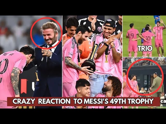 Crazy Reaction to Messi Vs Cruz Azul And Winning his 49Th Tophy 