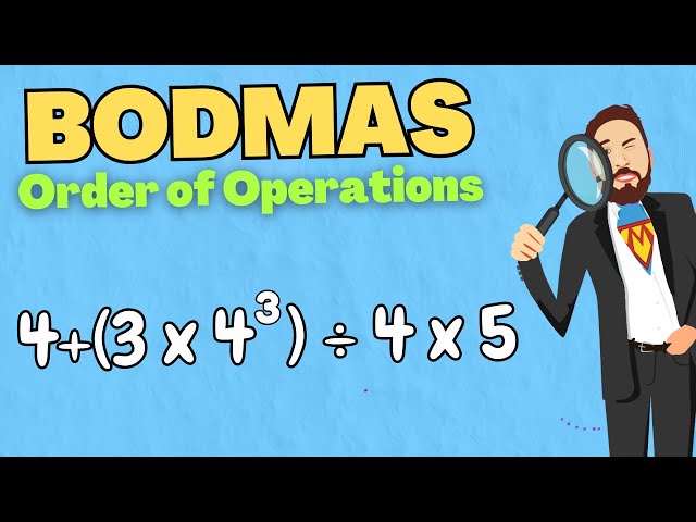 How To Use BODMAS for Order Of Operations