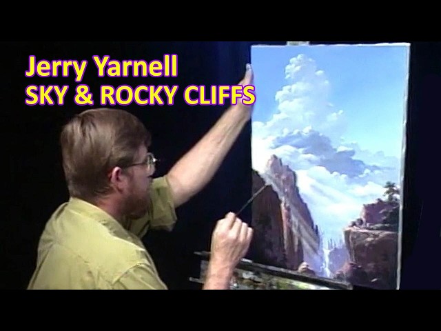 Dramatic Thunderhead Sky with Towering Cumulus Clouds | Jerry Yarnell Acrylic Painting Lesson