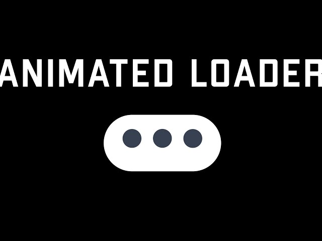 Build a Loader with Tailwind CSS Animations