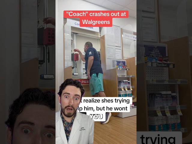 ‼️ ANGRY PATIENT THROWS A TEMPER TANTRUM at the pharmacy #retailpharmacy #pharmacy