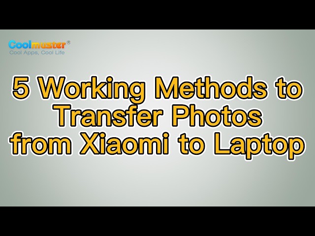 How to Transfer Photos from Xiaomi to Laptop (Xiaomi 17, Redmi & POCO Guide)