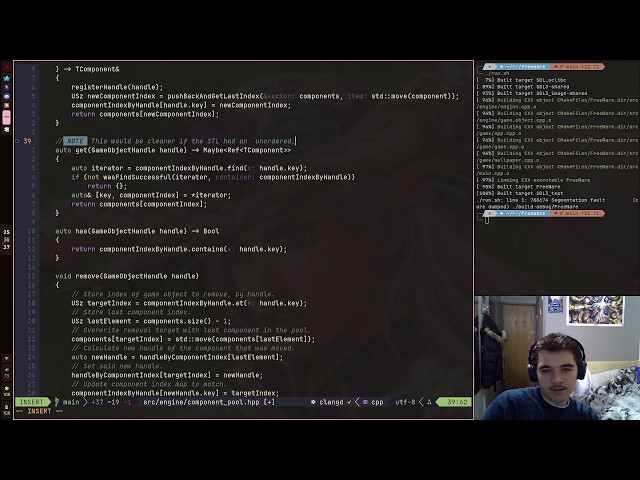 Refactoring my C++ ECS so it's somewhat Readable