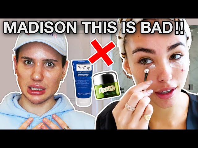 Reacting to MADISON BEER's Skincare Routine for VOGUE (NO SPF??! ARE YOU INSANE)