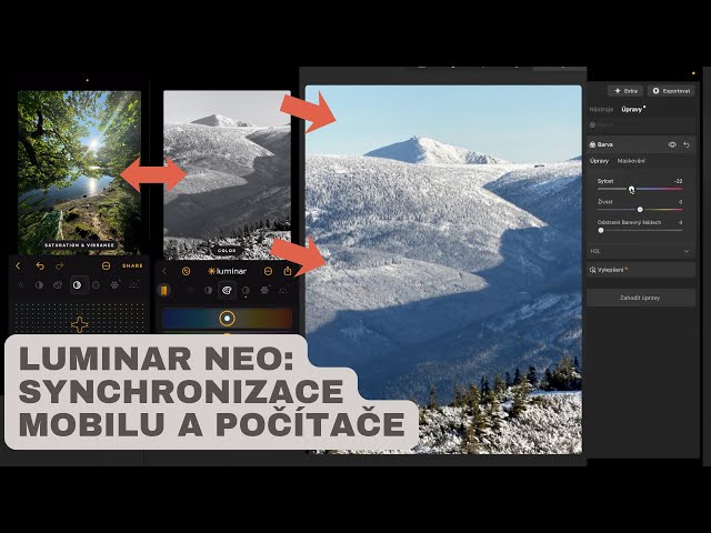 Luminar: Synchronizace úprav z mobilu do počítače + restaurovaní fotek