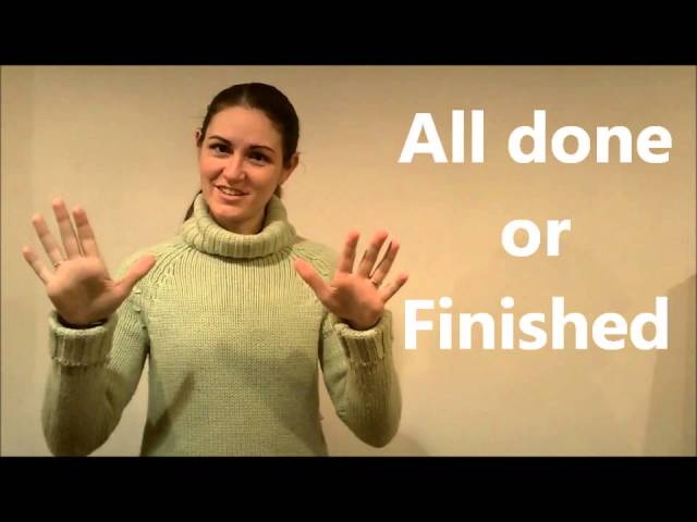 American Sign Language (ASL) Lesson 1: Food & ABCDE