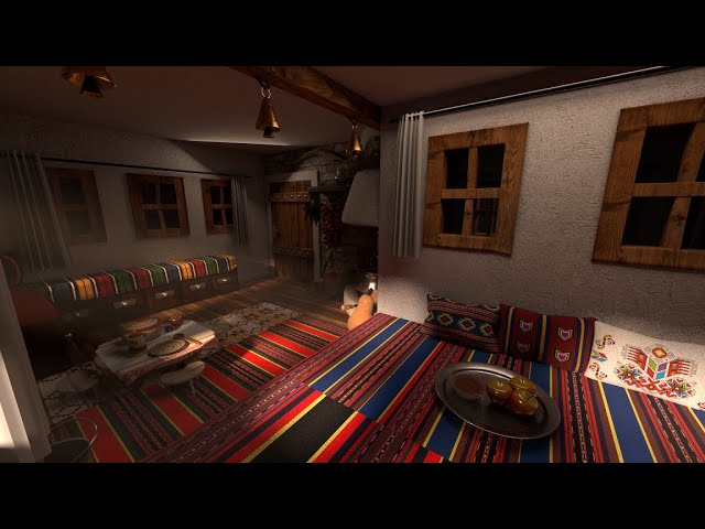Traditional Bulgarian House - 3D Look Development VR