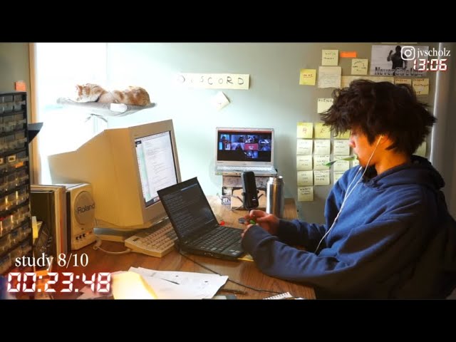 study with me live pomodoro | 12 hours