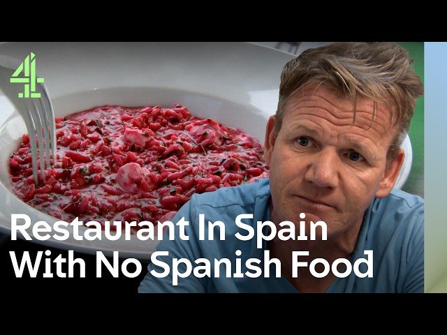 Gordon Ramsay Shocked By Restaurant In Spain With No Spanish Food | Ramsay’s Costa del Nightmares