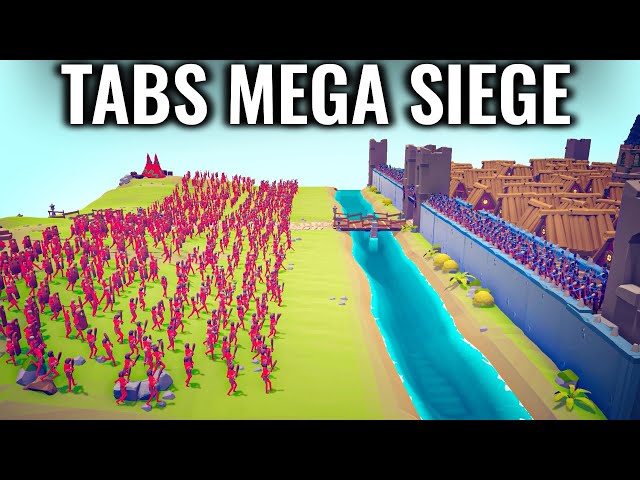 MEGA SIEGE in TABS - Six Armies VS Castle