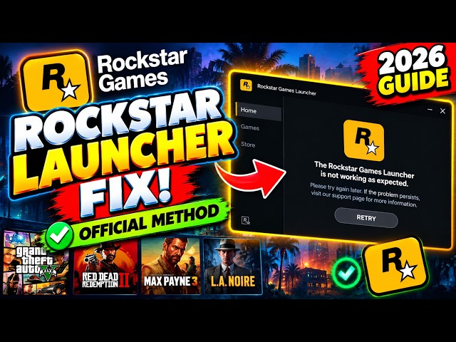 How to Fix Rockstar Games Launcher Not Opening or Working in 2026