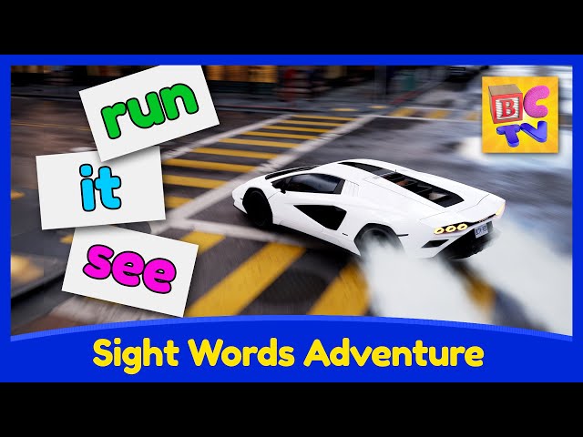 Sight Words Adventure | Learn to read with 40 Pre-K Dolch Sight Words