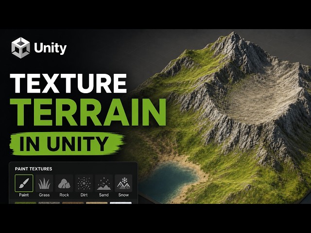 How to Texture Terrain in Unity (How to build a 3D Low Poly RPG for Beginners #5)