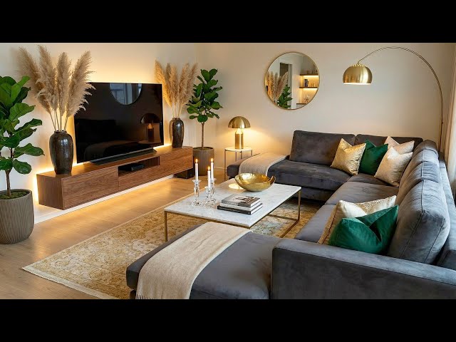 Trendy Modern Living Room Decorating Ideas 2026 | Luxury Sofa Set Designs | TV Wall Decorations