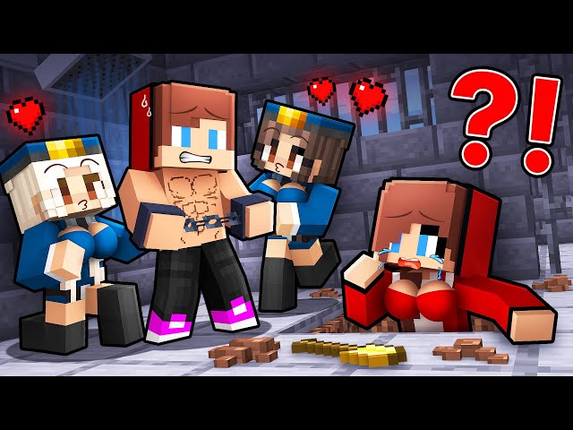 JJ's Girlfriend Helps Him Escape from Prison - Minecraft Animation with Mikey