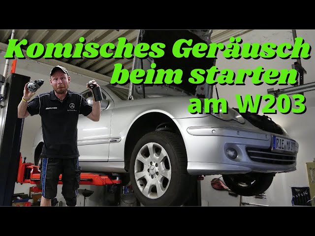 Strange noises when starting my Mercedes W203... what's going on? #Shorts MB Youngtimer Parts