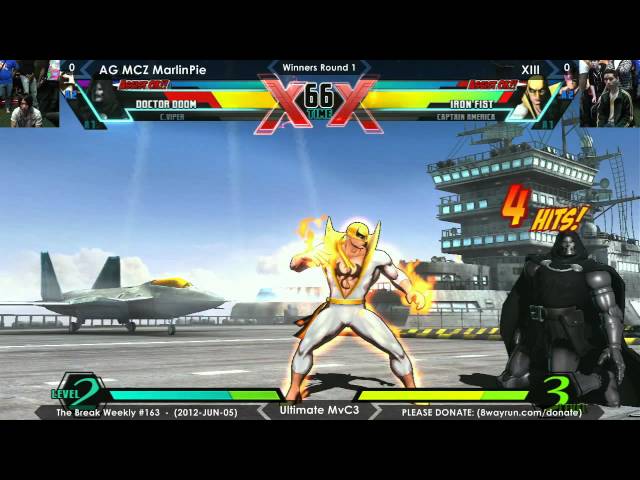 The Break #163 - UMvC3 W1 - AG MCZ MarlinPie VS XIII