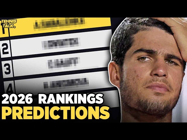 ATP Top 20 Rankings Predictions for 2026 | Tennis News