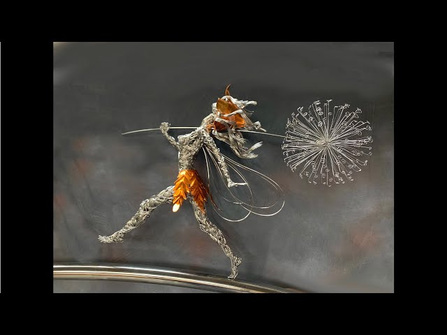 How to make a Wire Dandelion using a Fairy Wish.