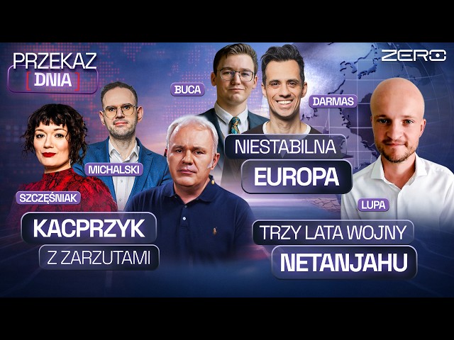 ATAK NOŻOWNIKA, KACPRZYK, SPRAWA RPD, TVN, FRANCJA, HISZPANIA, GAZA - PRZEKAZ DNIA